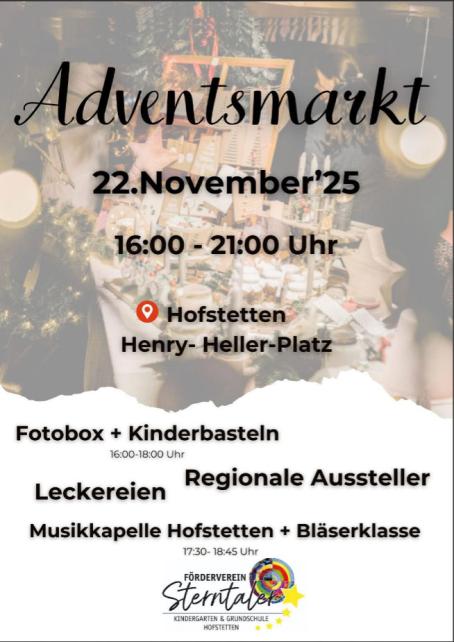 Adventsmarkt in Hofstetten